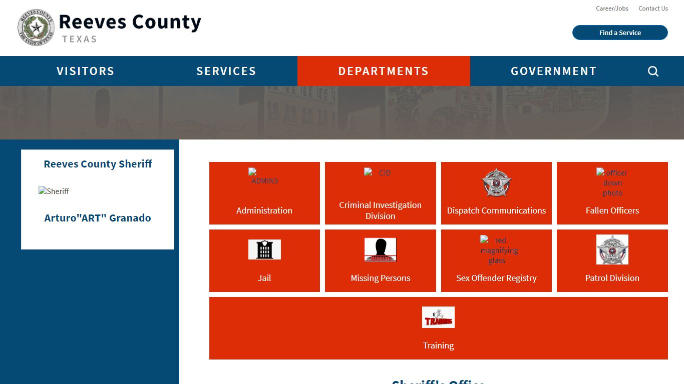 Sheriff's Office | Reeves County, TX